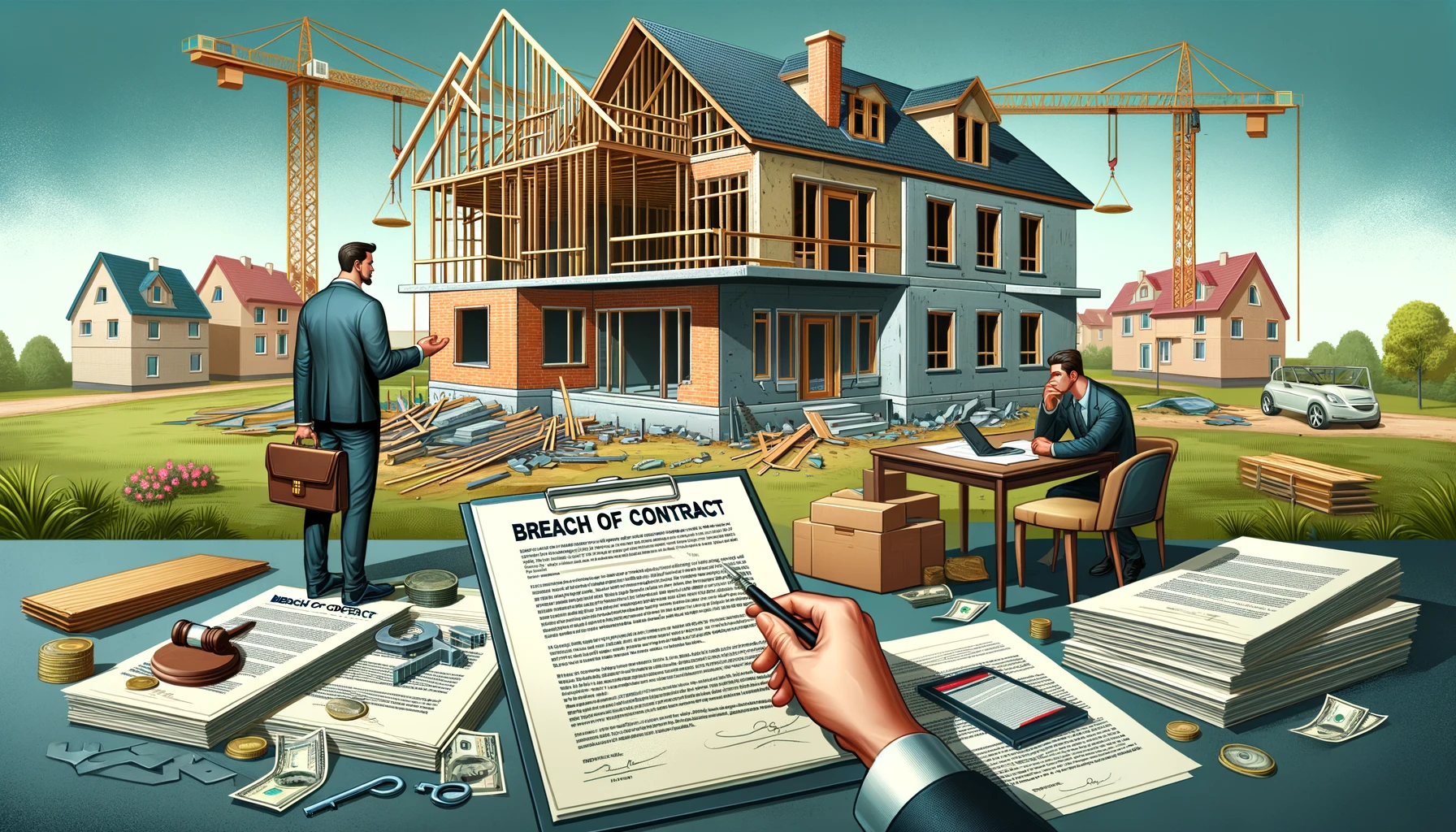 Understanding damages for breach of construction contracts in California.